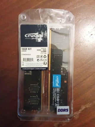 RAM DDR5 16GB (2x8GB) 4800MHz CL40