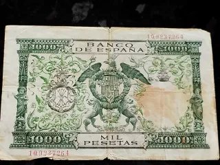 Billete 1000 pesetas Reyes Católicos 1957