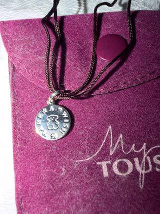 Colgante Tous Plata Cordón