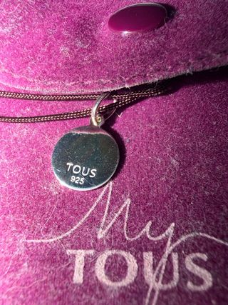 Colgante Tous Plata Cordón