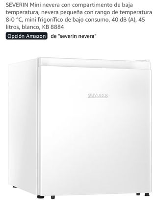 Nevera SEVERIN Mini 45L Blanca