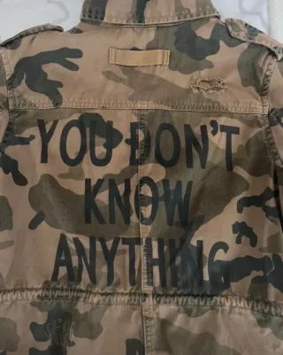 Chaqueta militar Bershka Talla S.