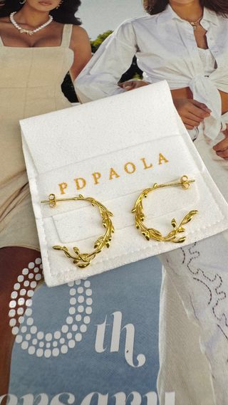 Pendientes PDPAOLA plata de ley y baño de oro