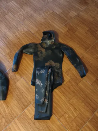 Traje neopreno pesca submarina 7mm