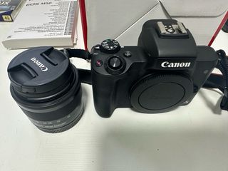 Canon EOS M50 Kit + Filtro UV Hoya