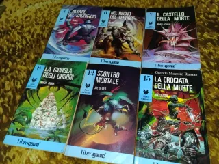 Lupo Solitario librogame lotto libri 4 6 7 8 12 15