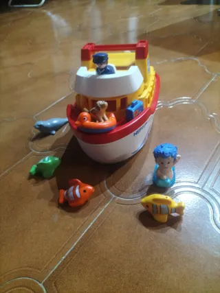 Barco Neptuno Playmobil con figuras