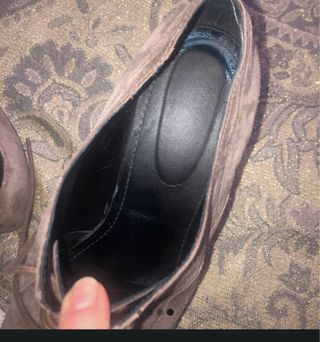 Zapatos botín ante cordones