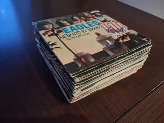 Lote 40 vinilos 7" vintage años 70