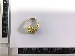 anillo oro 18k con piedra