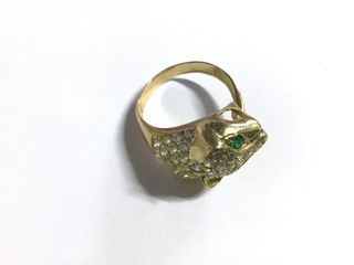 anillo oro 18k con piedra