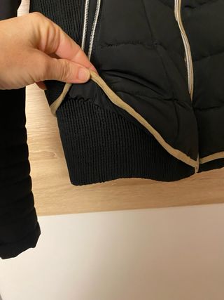 Piumino donna nero con cappuccio taglia 40 italian