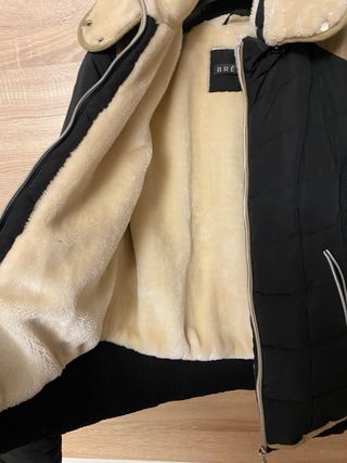 Piumino donna nero con cappuccio taglia 40 italian