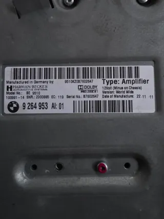 Amplificador Harman Becker BMW BE 9510