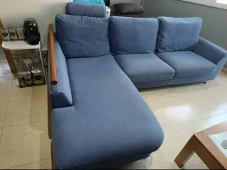 Comedor completo madera y cristal