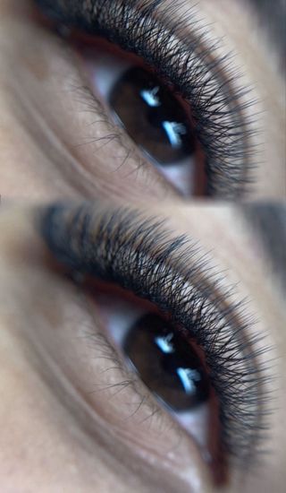 Pestañas pelo a pelo y cejas diseño + henna