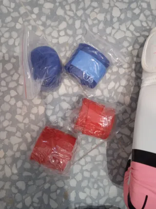 Lote Boxeo Guantes, Cuerda y Vendas