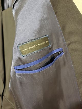 Traje de caballero negro