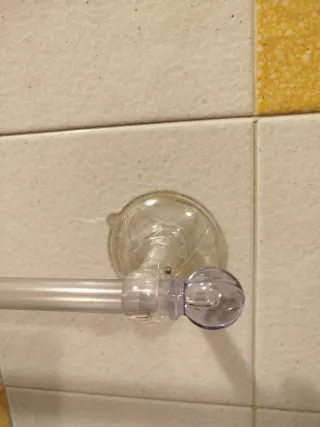 Porta asciugamani trasparente