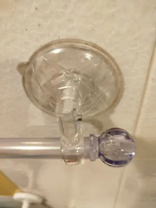 Porta asciugamani trasparente