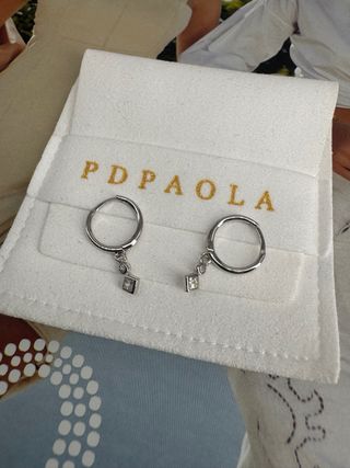 Pendientes PDPAOLA Plata de ley