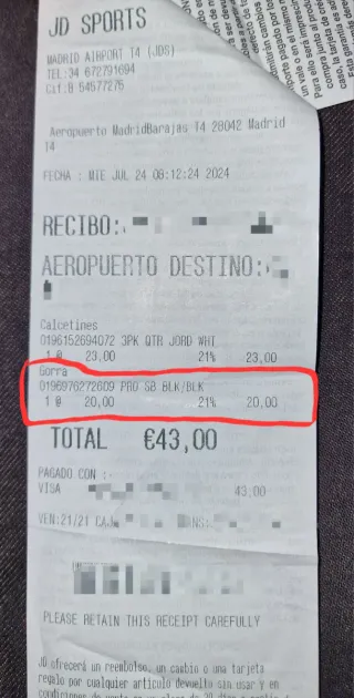 Gorra Jordan Negra Recta 100% Original