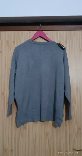 Maglione donna grigio taglia S/M