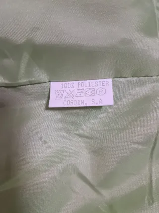 Vestido verde con volantes talla 42-44