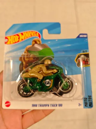 Hot Wheels 1966 Triumph Tiger 100 treasure hunt th
