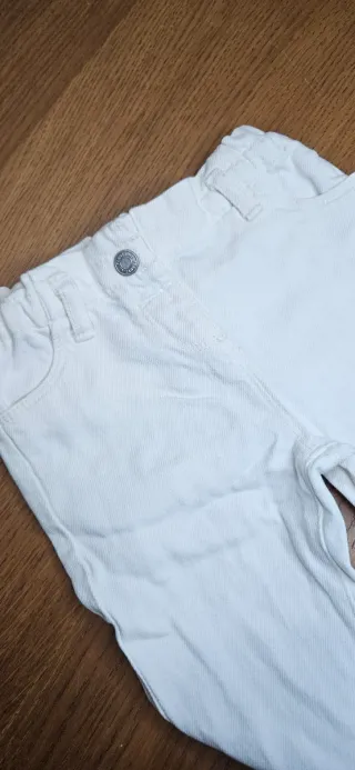 Set bambina felpa zara BALLET TEAM e jeans bianchi