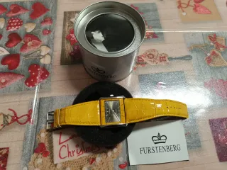 Orologio Furstenberg donna cinturino giallo
