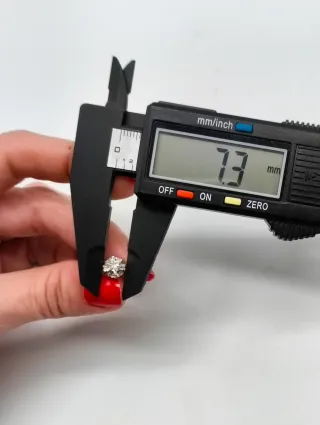 Pendientes presión Oro Blanco 18kt diamantes