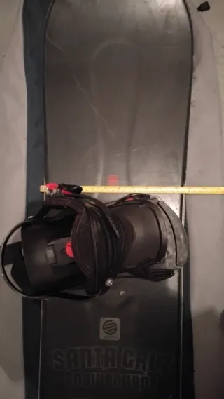 Tabla Snow 158 Santa Cruz con Fijaciones y Funda