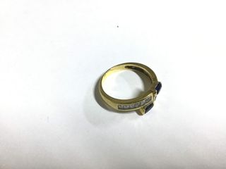 anillo oro 18k con piedra