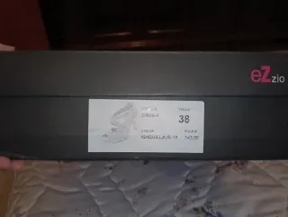 Zapatos de fiesta Ezzio Talla 38 Rosa y Dorado