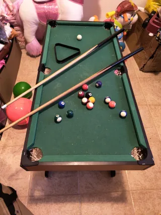 Mesa de futbolín/billar infantil