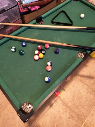 Mesa de futbolín/billar infantil