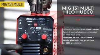 SOLDADOR INVERTER STAYER MIG 131 MULTI 120A