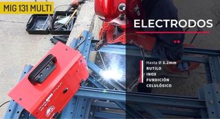 SOLDADOR INVERTER STAYER MIG 131 MULTI 120A