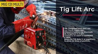 SOLDADOR INVERTER STAYER MIG 131 MULTI 120A