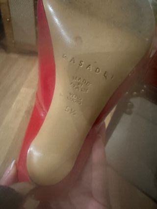 Casadei red heels,