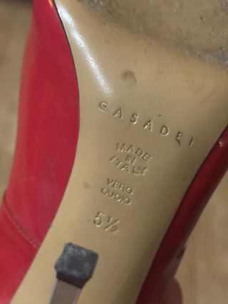 Casadei red heels,