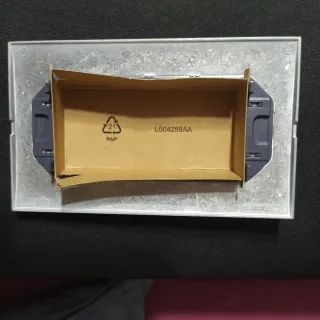 Placca Bticino Light Air Bianco Perla nuova mai us