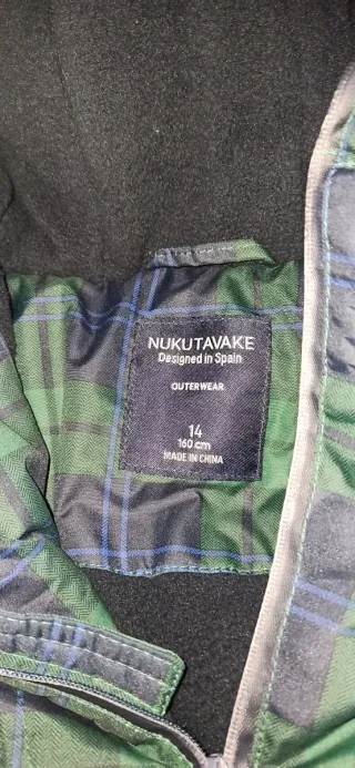 Abrigo niño Nukutavake de Mayoral cuadros