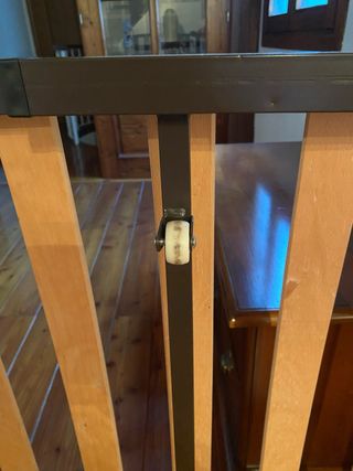 Somier de lamas 90 x 190 con patas plegables.