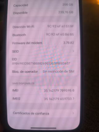 iPhone 14 Azul Celeste + Una Funda!