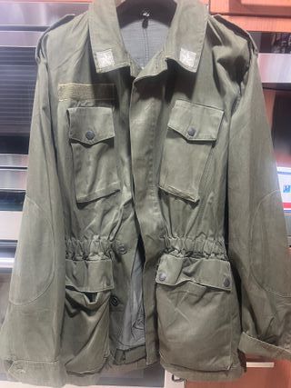 Chaqueta verde militar italiana