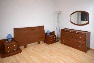 Conjunto dormitorio matrimonio madera completo