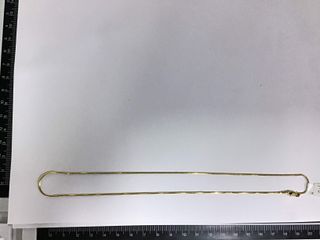 collar oro 18k 21cm