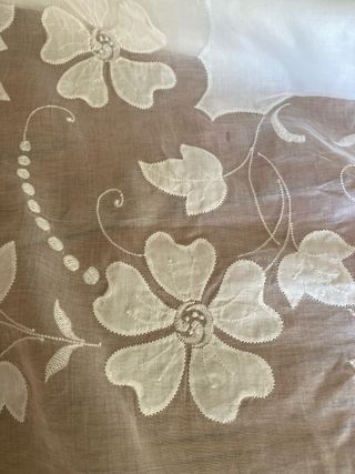 Toalha grande bordado da Madeira c/ guardanapos